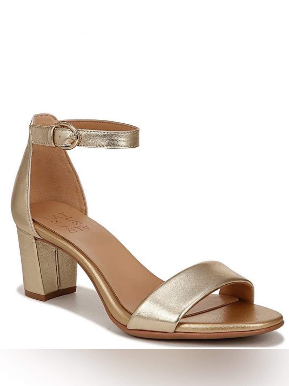 Naturalizer Vera Metallic Sandal, size 8.5